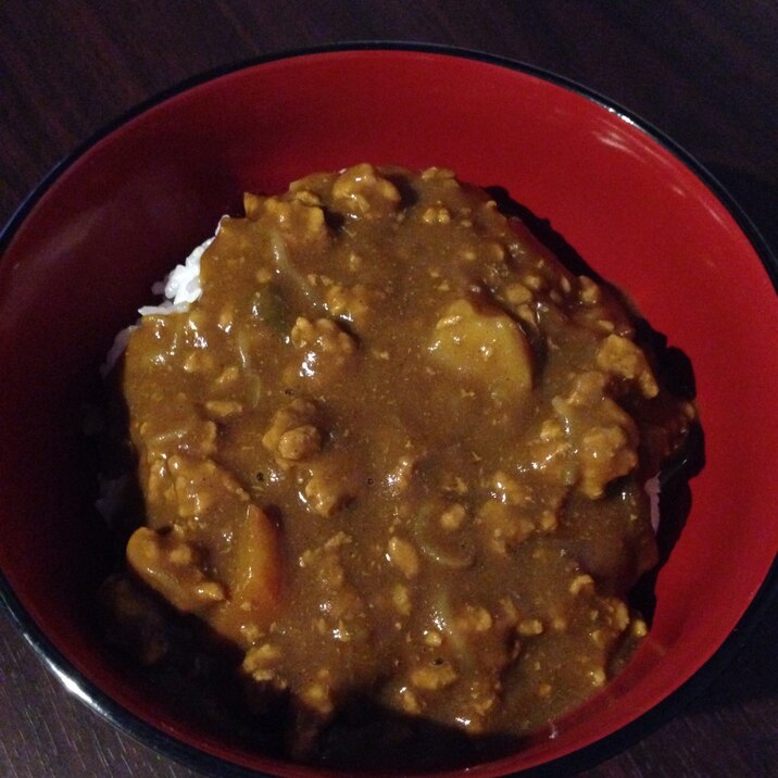 残り物で時短！！肉じゃカレー